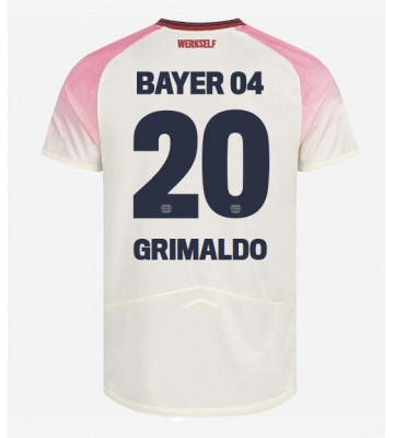 Bayer Leverkusen Alejandro Grimaldo #20 Replica Away Stadium Shirt 2025-26 Short Sleeve